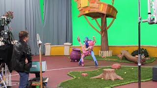 LazyTown Bing Bang behind the scenes with Chloe Lang Season 4