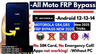 Android 14  All Motorola Frp Solution 2025Setting Not OpenMotorola G73 5G Frp Bypass Method fail