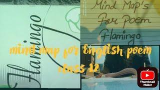 Mind Map's for flamingo POEM |class 12 (english board exam)