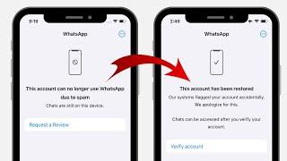 Fixed: This Account Can No Longer Use WhatsApp Due to Spam iPhone
