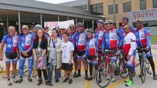 Ride Texas and Wish for our Heroes visits South Belton MS