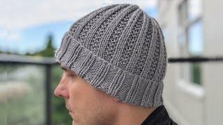 Ribbed Knit Hat for Men