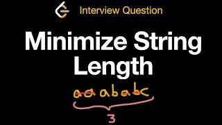 Minimize String Length - Leetcode 2716 - Python