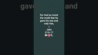 John 3:16-17 Jesus Teaches Nicodemus #jesus #christ #holy #eternal #life #love #hope #inspiration