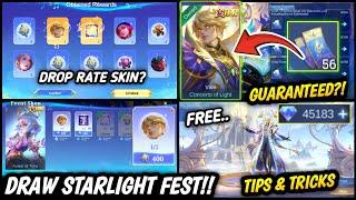 HOW MUCH VALE NEW ANNUAL STARLIGHT SKIN?! TRICK DRAW STARLIGHT FEST EVENT! - MLBB