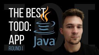 The Best TODO App in Java - round I - project setup, first tests and endpoints