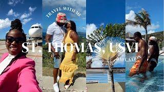 TRAVEL WITH ME TO ST. THOMAS | 2023 USVI TRAVEL VLOG