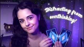 ASMR Distracting you to RELAX & SLEEPThis or That & Intuition games (Looped once with rain)