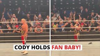 CODY RHODES' HEARTWARMING MOMENT WITH A FAN'S BABY!