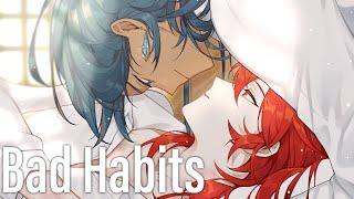 Nightcore ⇢ Bad Habits - Remix (Lyrics)