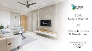 3 BHK | KHARADI | APARTMENT LUXURY INTERIORS | BY REKHA INTERIORS & DEVELOPERS