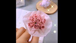 Make super cute mini roses out of paper 