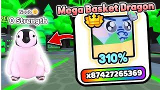I Started Over As A NOOB with SUPER OP PET in Arm Wrestling Simulator!