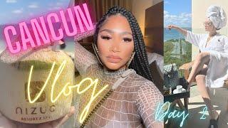 CANCUN VLOG DAY 2 | GET READY WITH ME | FINSTA ACCOUNTS | NO TEARS SUNSCREEN | NIZUC