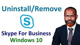 How To Uninstall Skype For Business From Windows 10