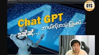 Chat GPT ကိုဘယ်လိုသုံးမလဲ - How to use Chat GPT (Step by Step Guide)