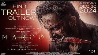 MARCO: Official Trailer (HINDI) | Unni Mukundan | Shareef Muhammed | Haneef Adeni | Ravi Basrur