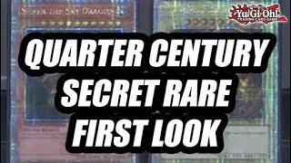 First Look At Yu-Gi-Oh! Quarter Century Secret Rare Goodies