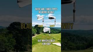 Different types of irons explained! ️‍️ #golfclubs #golfirons #golf