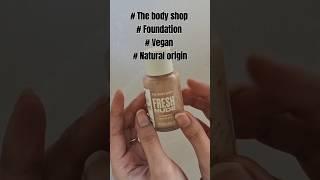 the body shop vegan foundation #thebodyshop #foundation