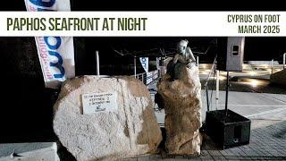 Paphos Sea Front And Harbour At Night