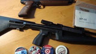 Наиболее популярное пневматическое оружие для перевода в PCP (Crosman 1377 и МР-60)