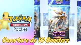 Pokémon Tcg Pocket, Ouverture de 10 Boosters "Gardiens Astraux" #pokemontcgpocket