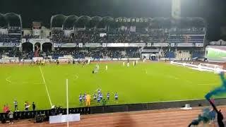 Viking claps(chant) with Bfc players original. West block blues. 