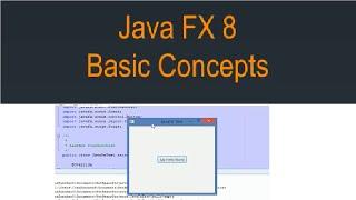 JavaFX 8 Tutorial - Basic Concepts #1