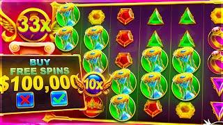 So I did a $100,000 Bonus Buy... AND WON HUGE!!! Gates of Olympus