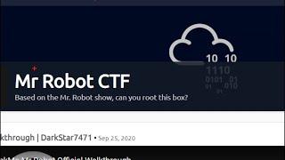 Mr Robot CTF -  TryHackMe Walkthrough