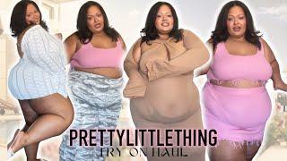 PRETTYLITTLETHING TRY ON HAUL | PLUS SIZE CURVY | VACATION RESORT WEAR BEACH DRESSES!