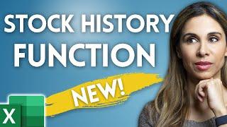 How to Use the STOCKHISTORY Function in Excel 