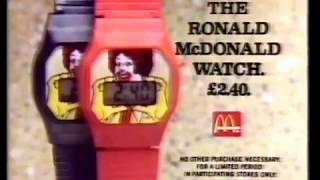 Mc Donalds Ronald Mc donald Watch (VHS Capture)