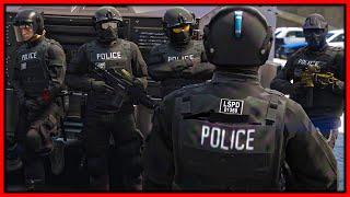 GTA 5 Roleplay - I JOIN SWAT ON HUGE RAID | RedlineRP