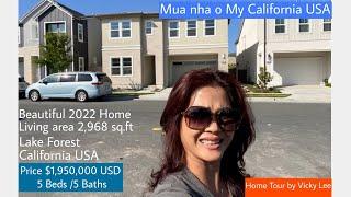 Touring New 2022 Home Meadow Home Lake Forest California USA |Home Tour Real Estate