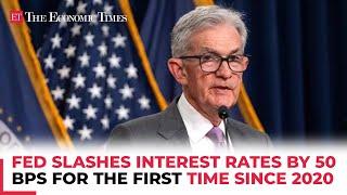 US Fed cuts interest rates by 50 BPs, for the first time since 2020