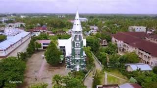 Walking Tour St Peter's Cathedral, Pathein in September 2019 in 4K