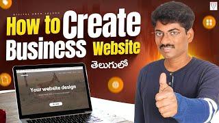 How to Create Website for Business in 25 Minutes (Telugu Video Tutorial)