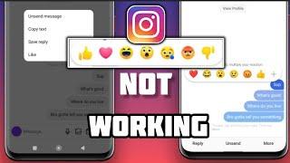 How To Fix Instagram Emoji Reaction Not Working Issue on Android