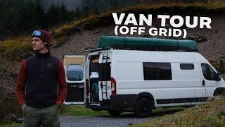 Ex Soldier Lives Off Grid Full Time | NO RENT (OFF GRID VAN TOUR)