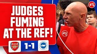 Lee Judges FUMING At The Ref! (Lee Judges) | Arsenal 1-1 Brighton