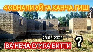 4 ХОНАЛИ УЙГА КАНЧА ГИШ ВА КАНЧАГА БИТАДИ БИЛИБ ОЛИНГ