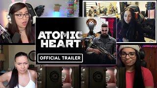 Dive into the Surreal! Atomic Heart - Official Gameplay Overview Trailer Reaction Mashup! "