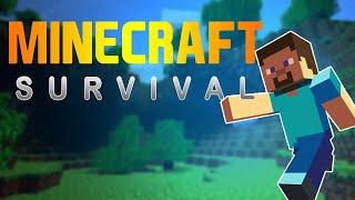 Minecraft Survival Series (part 1) Trying to built an house