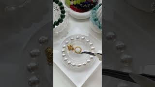 Pearls and gold! "Moon Palace" pearl bracelet making tutorial #diy #bracelet #bracelettutorial