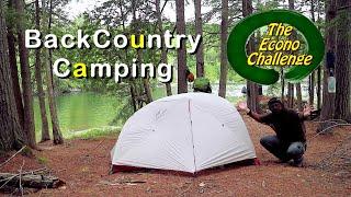 How I Set Up My BackCountry Campsite – Econo Challenge – Not So Wild Vlog #23