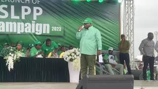 Official S.L TV Channel President Bio address the people of Daru