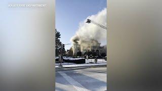 Patrick Haley Mansion in Joliet damaged in fire