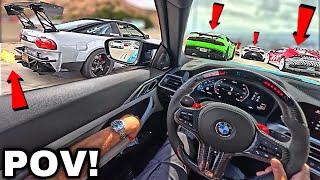 15 Minutes of Chasing 1000HP Supercars In A 700HP Tuned BMW M4 G82 [LOUD EXHAUST POV]
